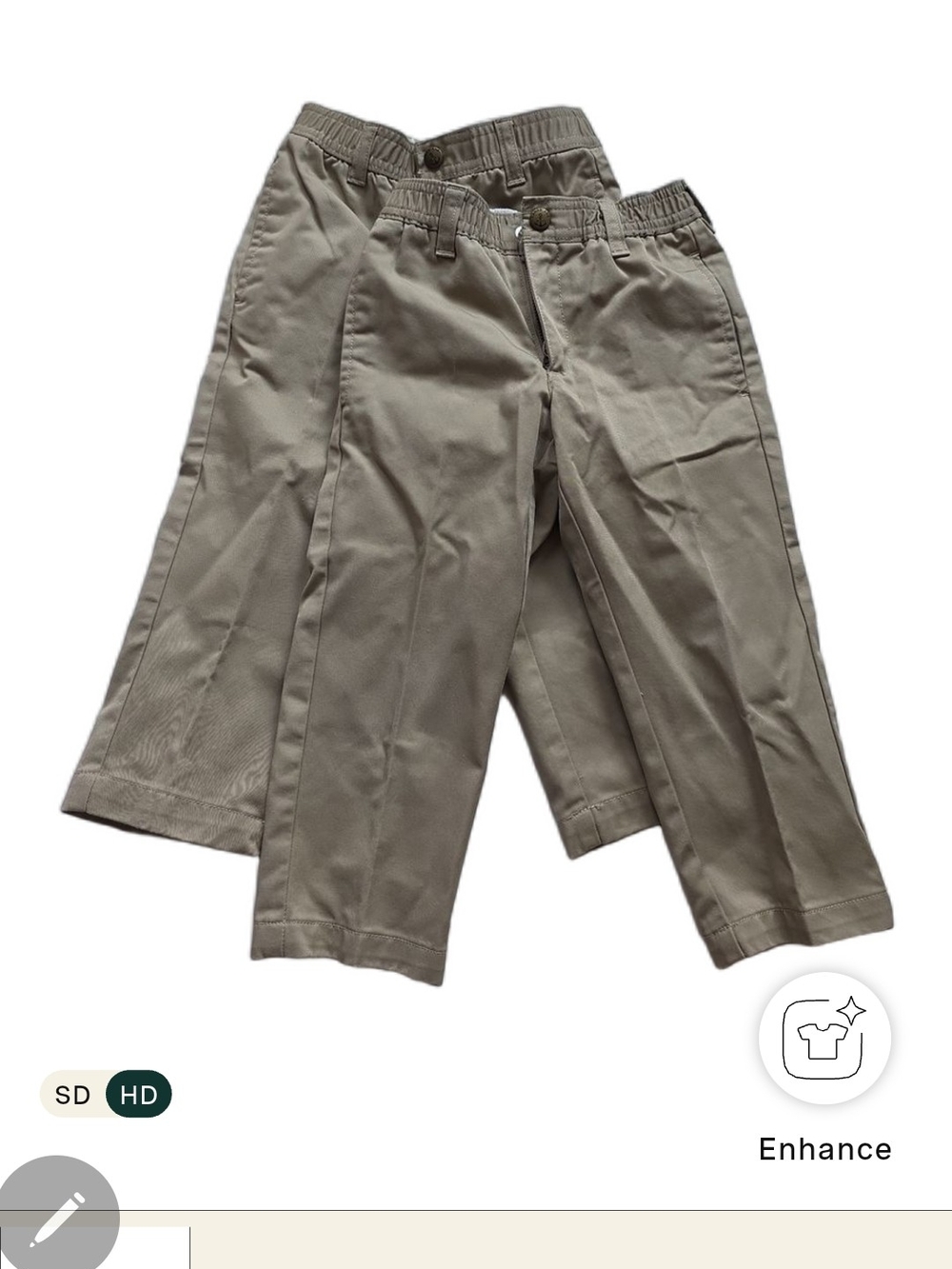 NWOT L.L. Bean Kids Khaki School Uniform Pants